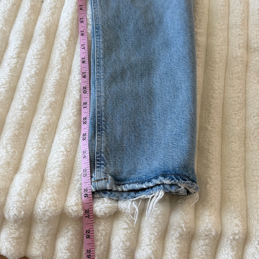 Agolde High Rise Riley Straight Jeans - Picture 16 of 16